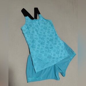 NWOT Rabbit Laser Cut Tank and Shorts Set